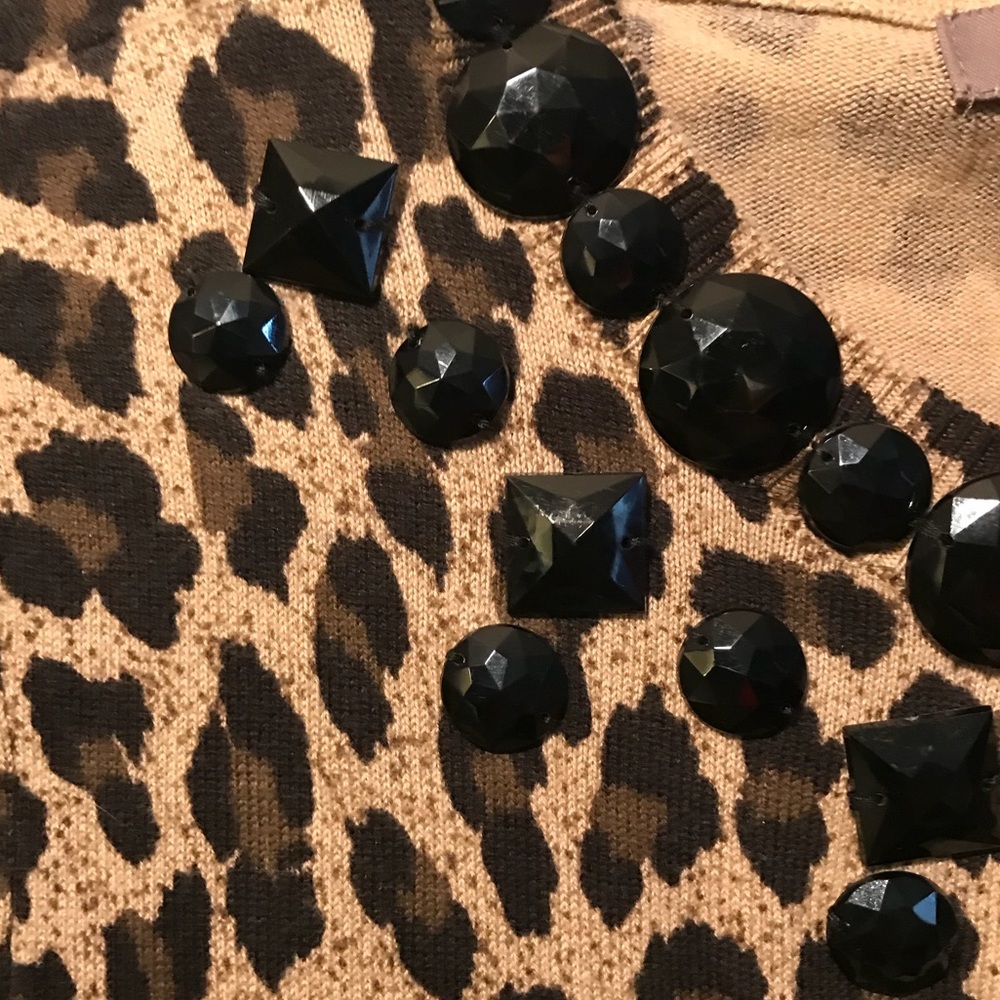 Kenar Petite Leopard Cardigan - Picture 3 of 3